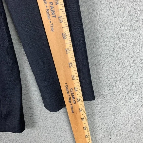 J.Crew Ludlow Blazer Suit Jacket Mens 40R Blue/Gray Slim-Fit Italian Wool